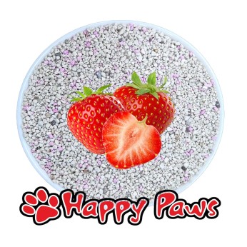 Άμμος Γάτας με Μπετονίτη (Χύμα - τιμή/kg) με Αρωμα Φράουλα (Strawberry)