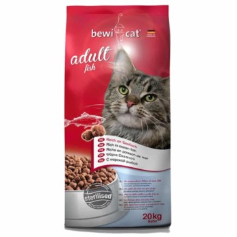 Bewi Cat Adult Sterilised Fish με Ψάρι (για στειρωμένες γάτες) 20kg