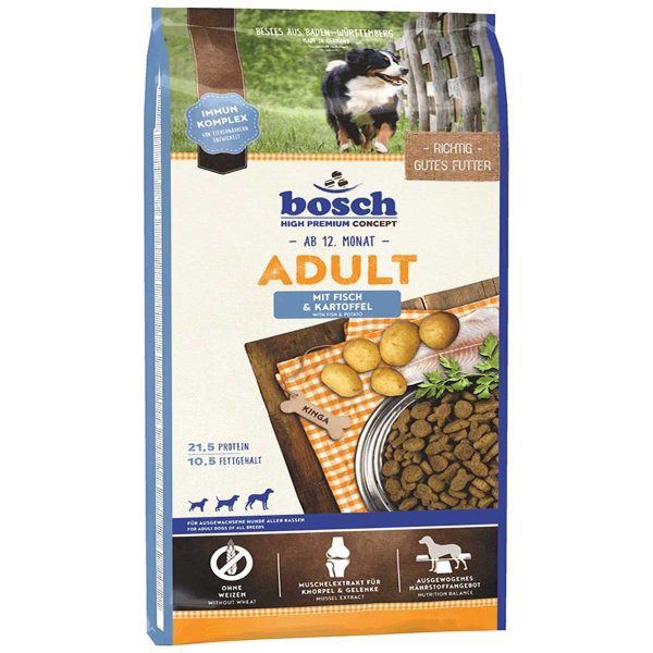 Bosch Adult Fish & Potato 15kg (Ψάρι & Πατάτα)