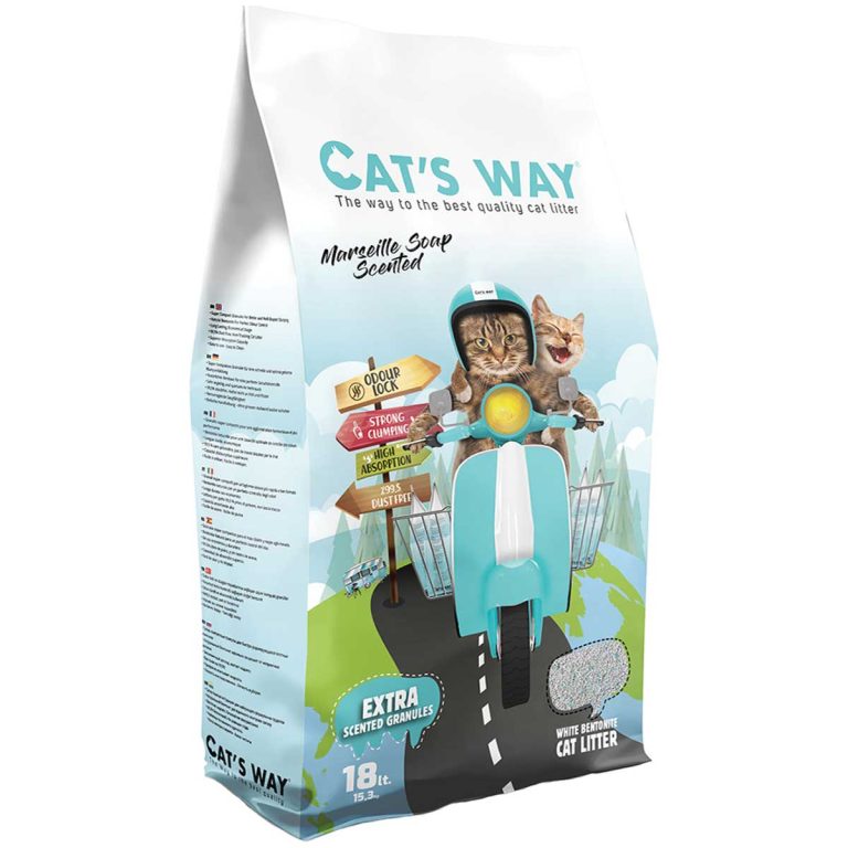 Cat’s Way Cat Litter Betonite Marseille Soap 18lt (Μπετονίτης - Σαπούνι Μασσαλίας)