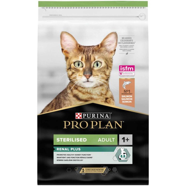 Purina Pro Plan Sterilised Renal Plus Cat 1+ Σολομό 3kg