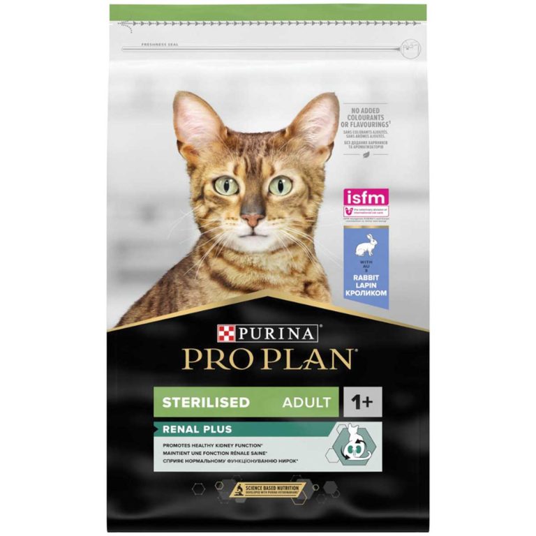 Purina Pro Plan Sterilised Renal Plus Cat 1+ Κουνέλι 1.5kg