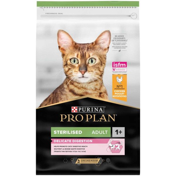 Purina Pro Plan Delicate Digestion Sterilised Cat 1+ Κοτόπουλο 1.5kg