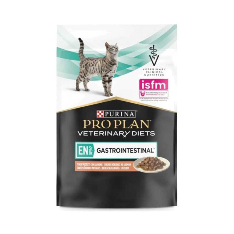 Purina Pro Plan Veterinary Diet EN St/Ox Gastrointestinal Φακελάκι Σολομό σε Σάλτσα 85gr