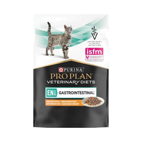 Purina Pro Plan Veterinary Diet EN St/Ox Gastrointestinal Φακελάκι Κοτόπουλο σε Σάλτσα 85gr