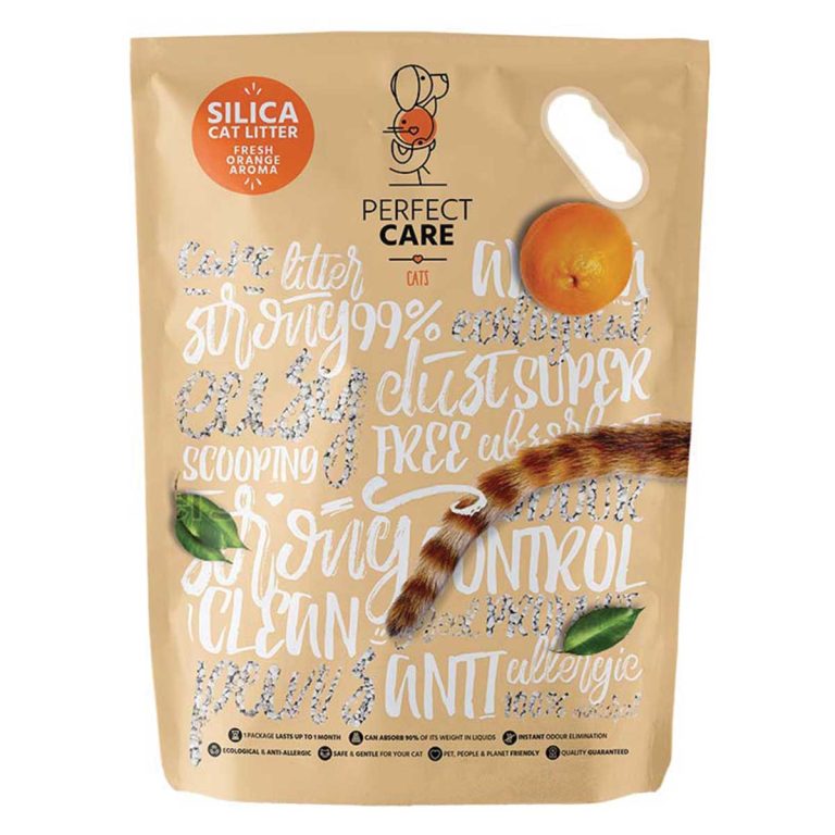 Perfect Care Cat Silica Litter Orange 15lt (Κρυσταλλική - Πορτοκάλι)