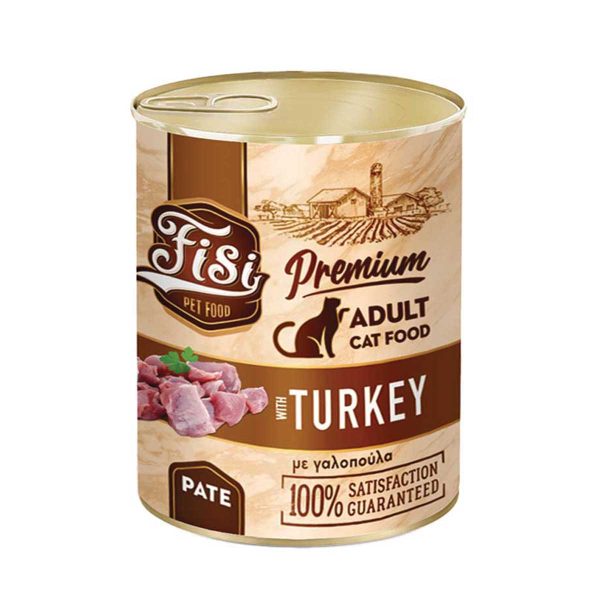 Fisi Premium Cat Adult with Turkey 400gr (Γαλοπούλα)