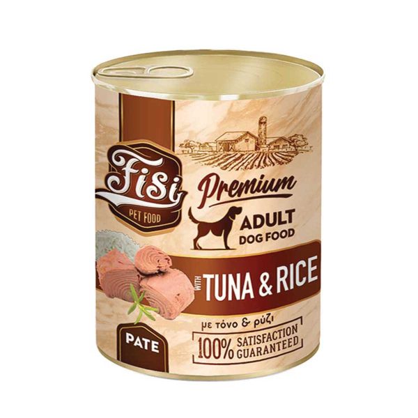 Fisi Premium Dog Adult Tuna & Rice 400gr (Τόνος & Ρύζι)