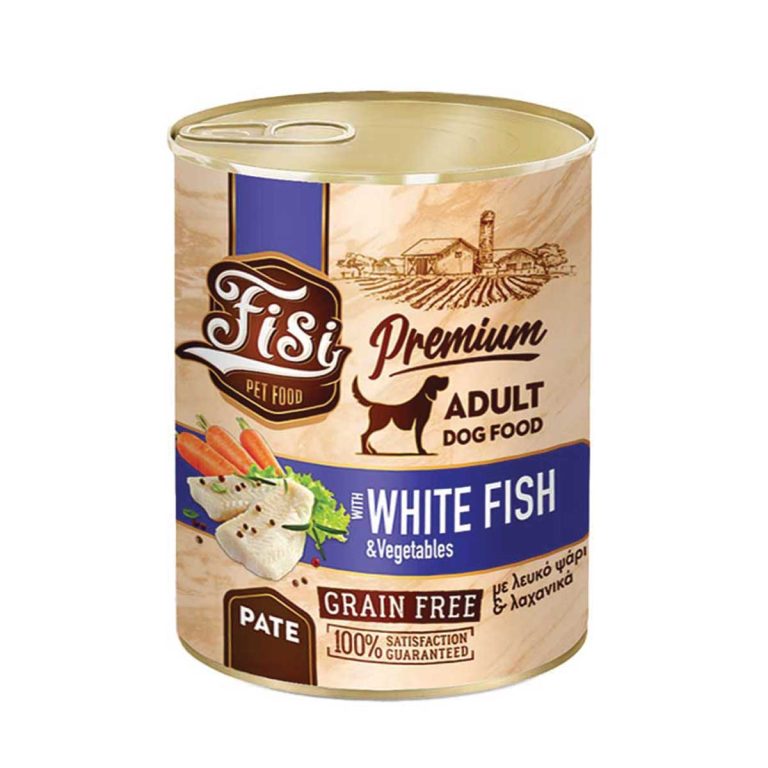 Fisi Premium Dog Adult White Fish & Vegetables 400gr (Λευκό Ψάρι & Λαχανικά) Grain Free