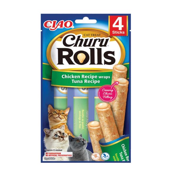 Churu Cat Rolls Chicken & Tuna 40gr (Κοτόπουλο - Τόνος)