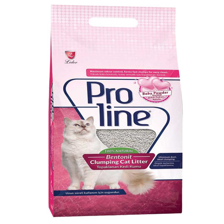 Proline 20lt Cat Litter Bentonine με Πούδρα