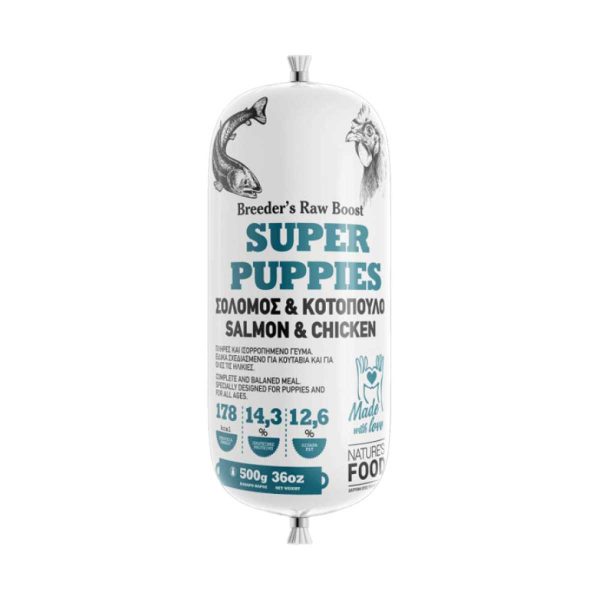 Barf - Nature's Food Super Puppies Salami 500gr