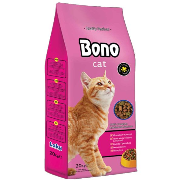 Bono Adult Cat Food with Fish 20kg (Ψάρι)