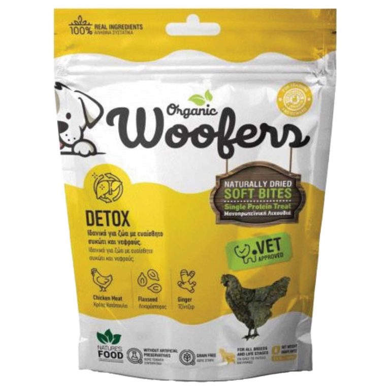 Nature's Food Organic Woofers Chicken Detox 100gr (Κοτόπουλο - Για Αποτοξίνωση)