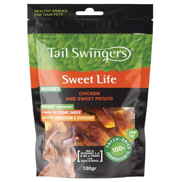 Tail Swingers Sweet Life Chicken & Sweet Potato 100gr (Κοτόπουλο - Γλυκοπατάτα)