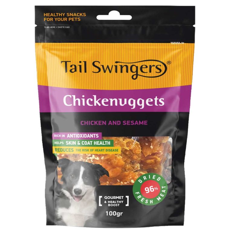 Tail Swingers Chickenuggets Chicken & Sesame 100gr (Κοτόπουλο - Σουσάμι)