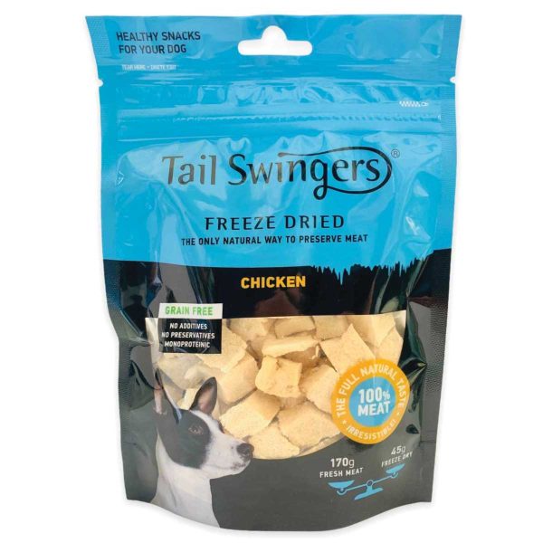 Tail Swingers Freeze Dried Pure Chicken 45gr (Κοτόπουλο) - Grain Free