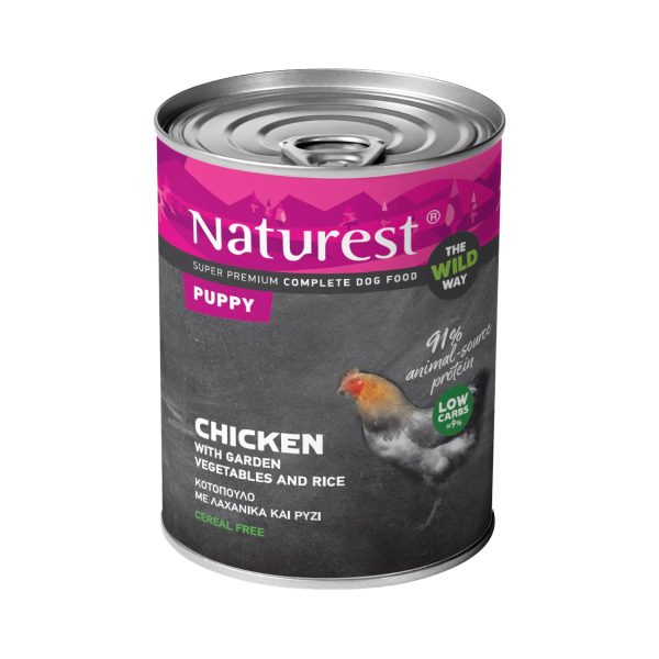 Naturest Puppy Chicken Vegetables Rice 400gr