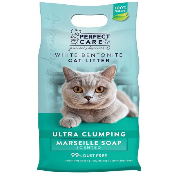 Perfect Care Cat Litter Betonite Marseille Soap 5lt (Μπετονίτης - Σαπούνι Μασσαλίας)