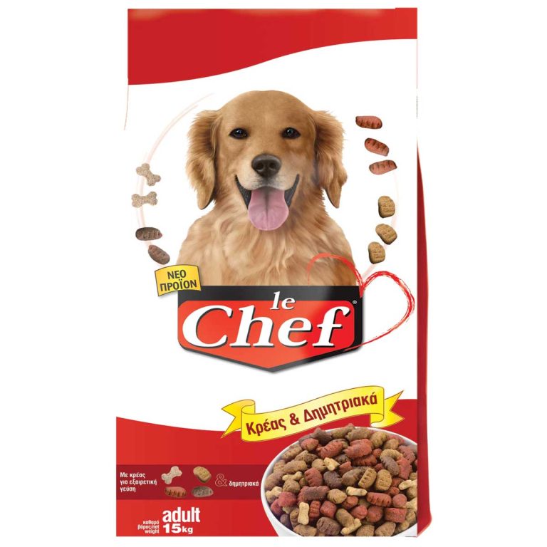 Le Chef Adult Dog Κρέας & Δημητριακά 15kg