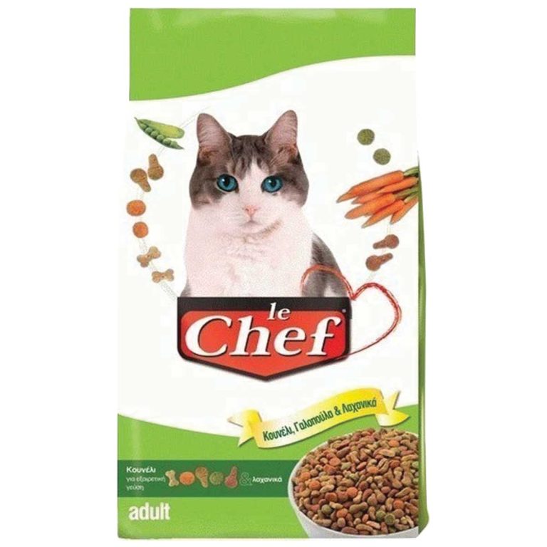 Le Chef Adult Cat with Chicken-Rabbit & Vegetables 20kg (Κοτόπουλο - Κουνέλι - Λαχανικά)