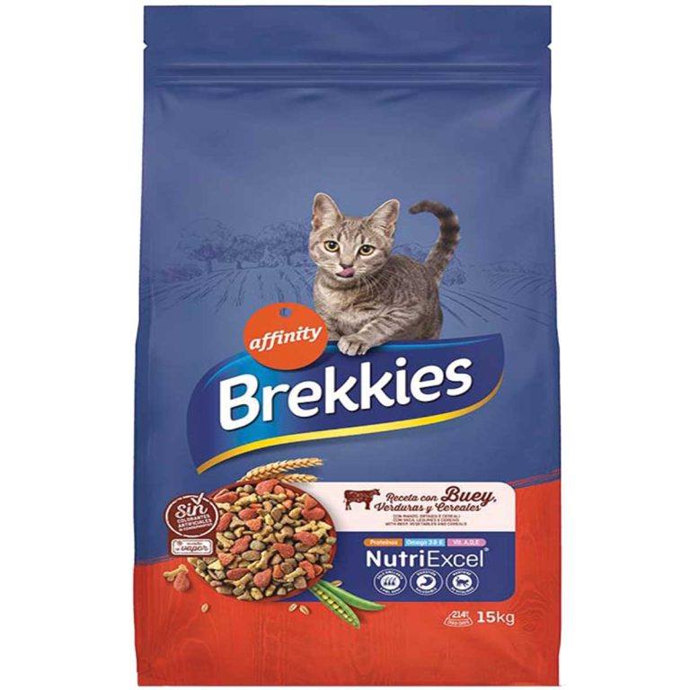 Brekkies Cat Adult Mix Beef 15kg