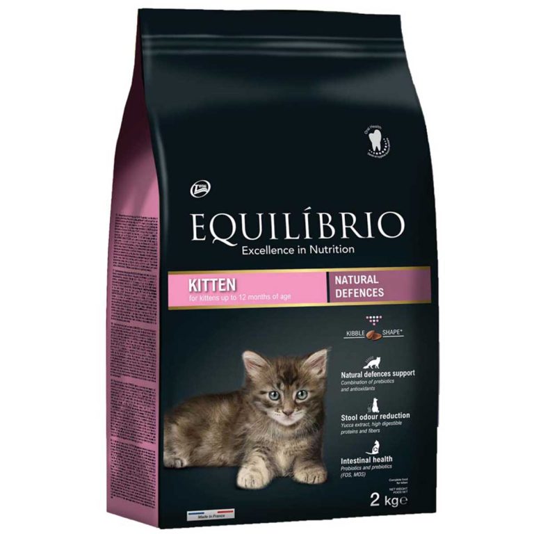 Equilibrio Kitten Natural Defences with Poultry & Rice 2kg (Πουλερικά - Ρύζι)