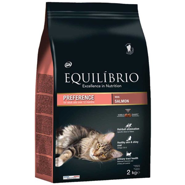 Equilibrio Adult Cat with Salmon & Rice 2kg (Σολομός - Ρύζι)