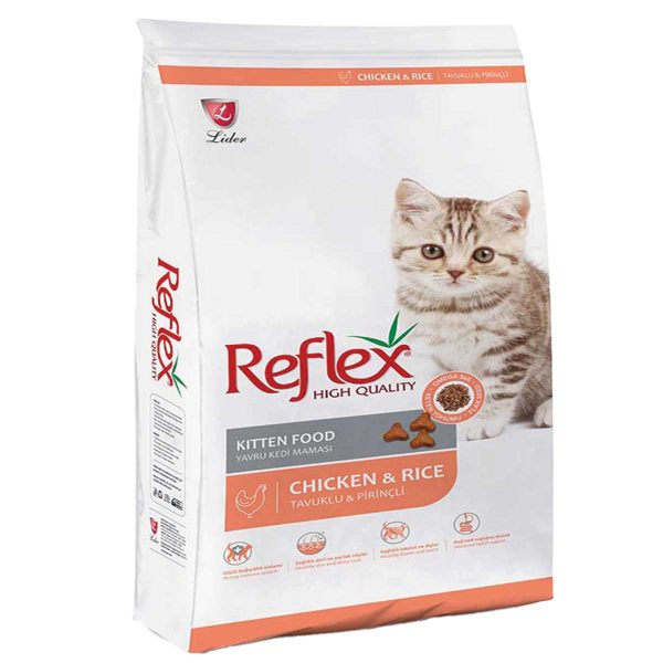 Reflex Kitten Cat Chicken 15kg + 1kg Δώρο (με Κοτόπουλο)