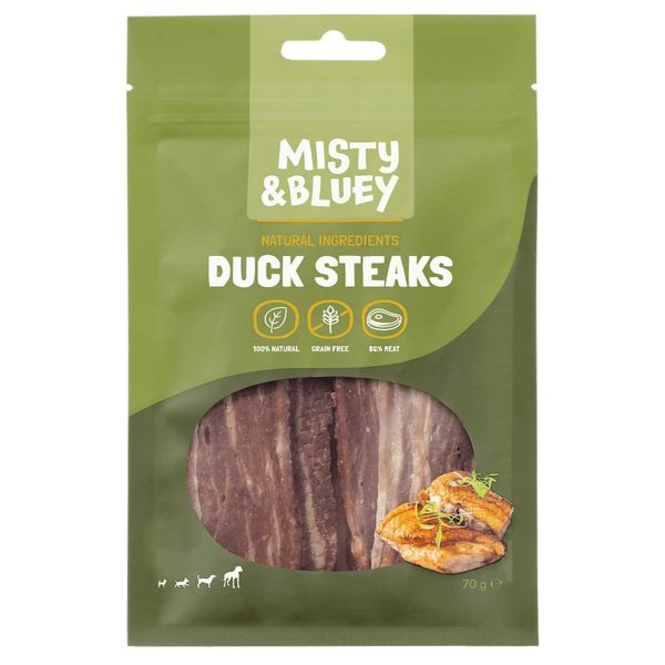 Misty & Bluey Duck Steaks 70gr (Πάπια) - Grain Free