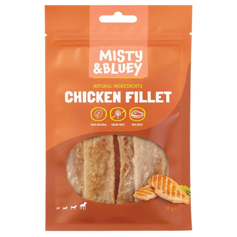 Misty & Bluey Chicken Fillet 70gr (Κοτόπουλο) - Grain Free