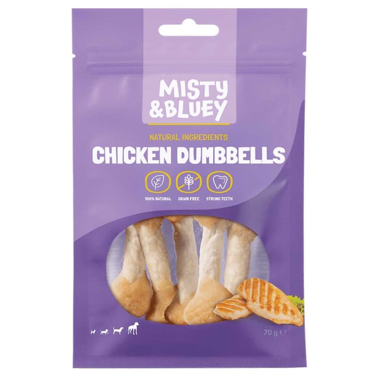 Misty & Bluey Chicken Dumbbells 70gr (Κοτόπουλο)