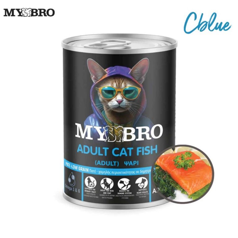 MyBro Cat Adult Pate Fish 400gr (Πατέ Ψάρι)