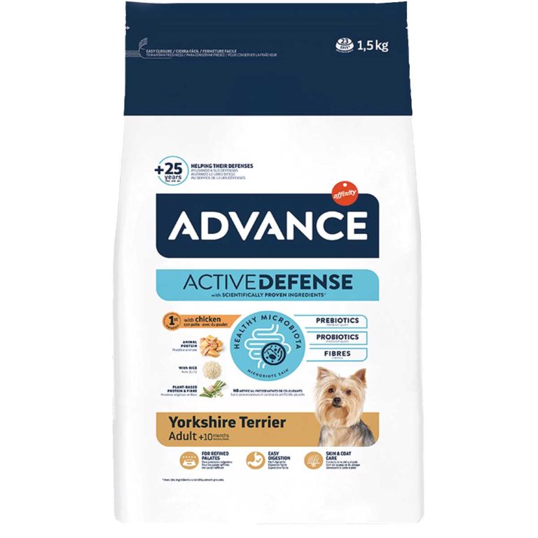 Advance Yorkshire Terrier Adult 1.5kg (Κοτόπουλο)