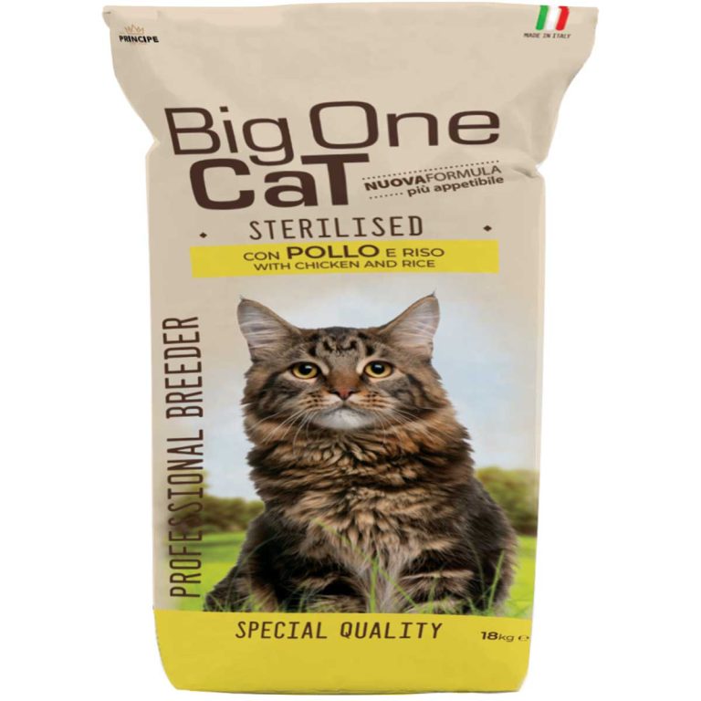 Big One Cat Adult Sterilised Chicken 18kg (Κοτόπουλο)