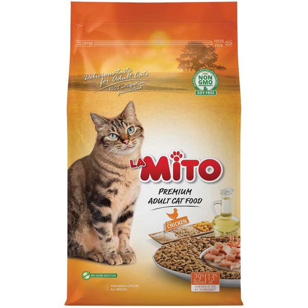 La Mito Adult Cat Food with Chicken 15kg (Κοτόπουλο)