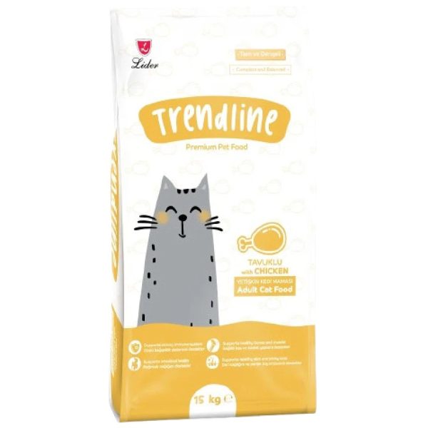 Trendline Adult Cat with Chicken 15kg + 1kg Δώρο (Κοτόπουλο)