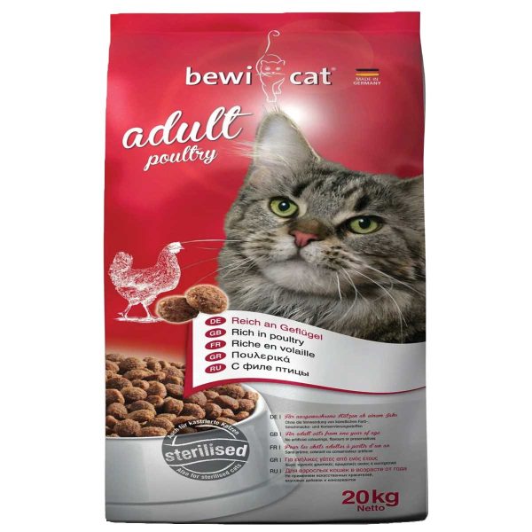 Bewi Adult Sterilised Cat with Poultry 20kg (Πουλερικά)