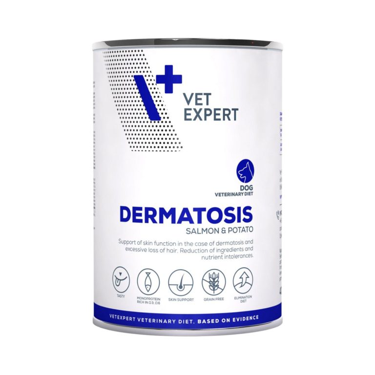 Vet Expert Dermatosis Dog with Salmon & Potato 400gr (Πατέ - Σολομός & Πατάτα)