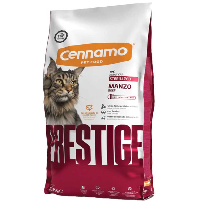 Cennamo Prestige Cat Sterilised with Beef 10kg (Βοδινό)