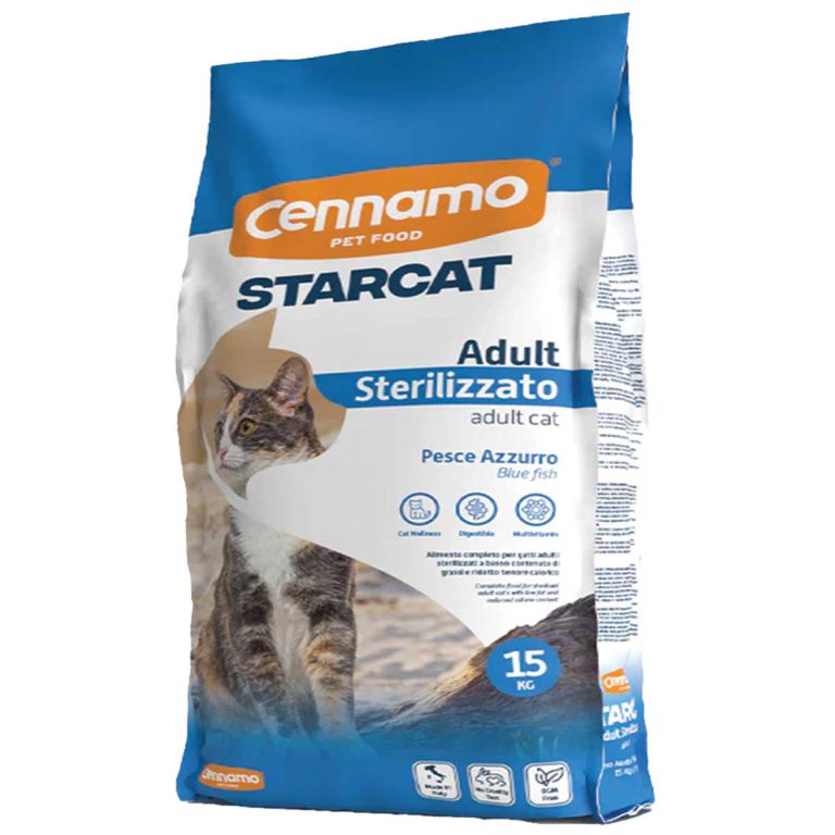 Cennamo StarCat Sterilised with Herring 15kg (Ρέγγα)