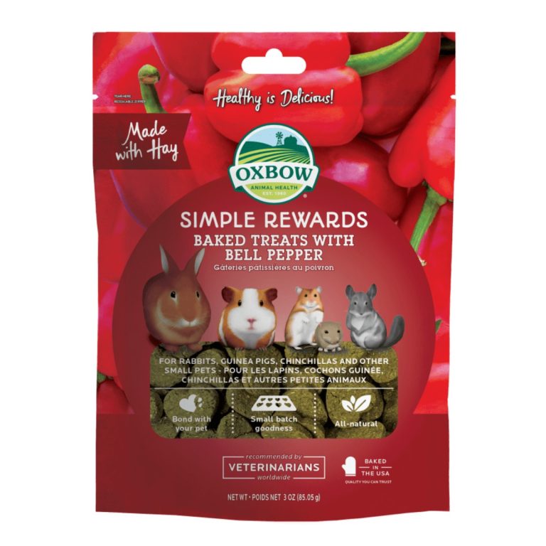 Oxbow Simple Rewards Baked Treats with Bell Pepper 85.05gr (3oz)