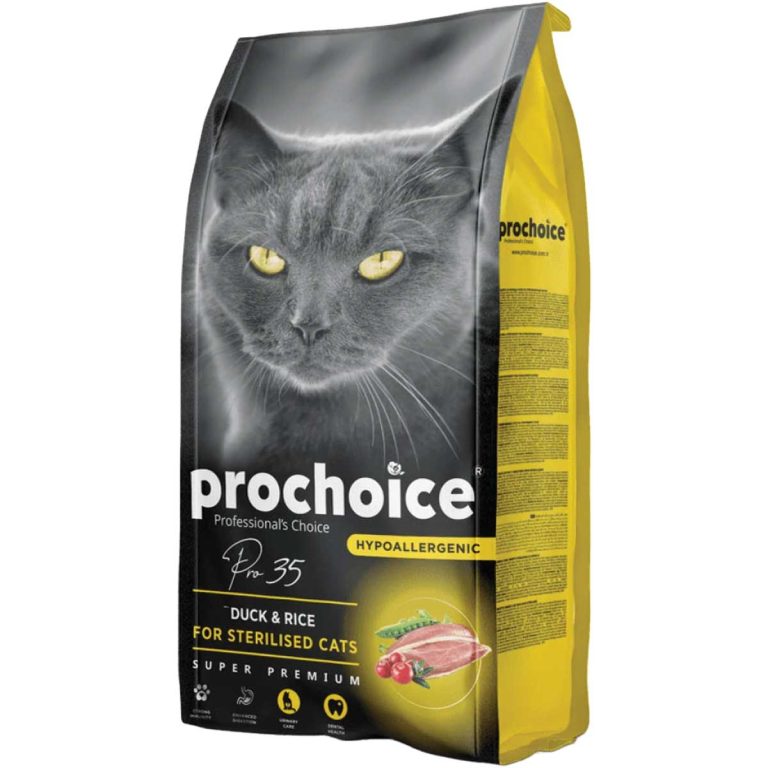 ProChoice Pro 35 Hypoallergenic Adult Sterilised Duck & Rice 15kg (Πάπια & Ρύζι)