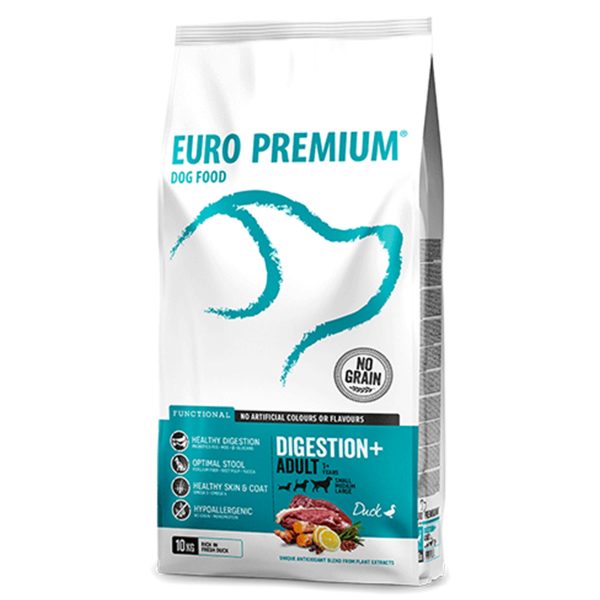 Europremium Adult Dog Grain Free Digestion with Duck 10kg (Πάπια)