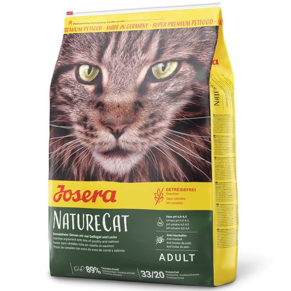 Josera NatureCat 33/20 Adult Cat Grain Free with Poultry & Salmon 2kg (Πουλερικά - Σολομός)