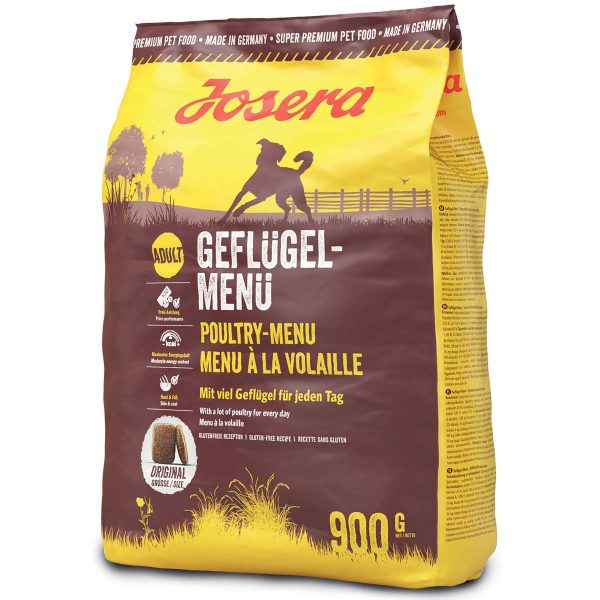 Josera Poultry Menu for Adult Dog 900gr (Πουλερικά)