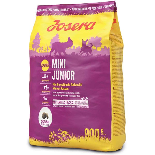 Josera Mini Junior Dog with Duck & Salmon 900gr (Πάπια - Σολομός)