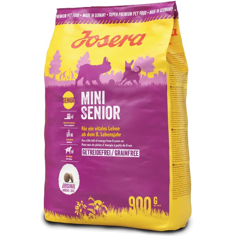 Josera Mini Senior Dog with Salmon & Sweet Potato 900gr (Σολομός - Γλυκοπατάτα)