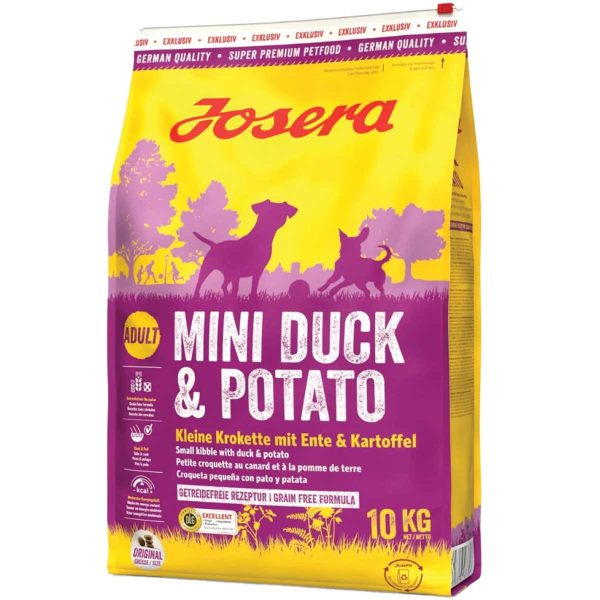 Josera Mini Adult Dog with Duck & Potato 10kg (Πάπια - Πατάτα)