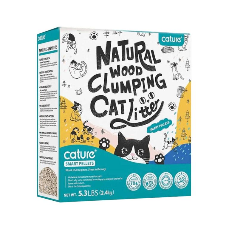 Cature Natural Wood Clumping Cat Litter Smart Pellet 6lt (Πέλλετ για Γάτα)